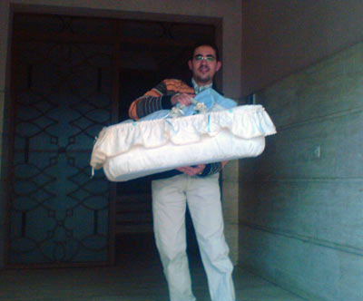 عند الوصول للبيت في الرباط